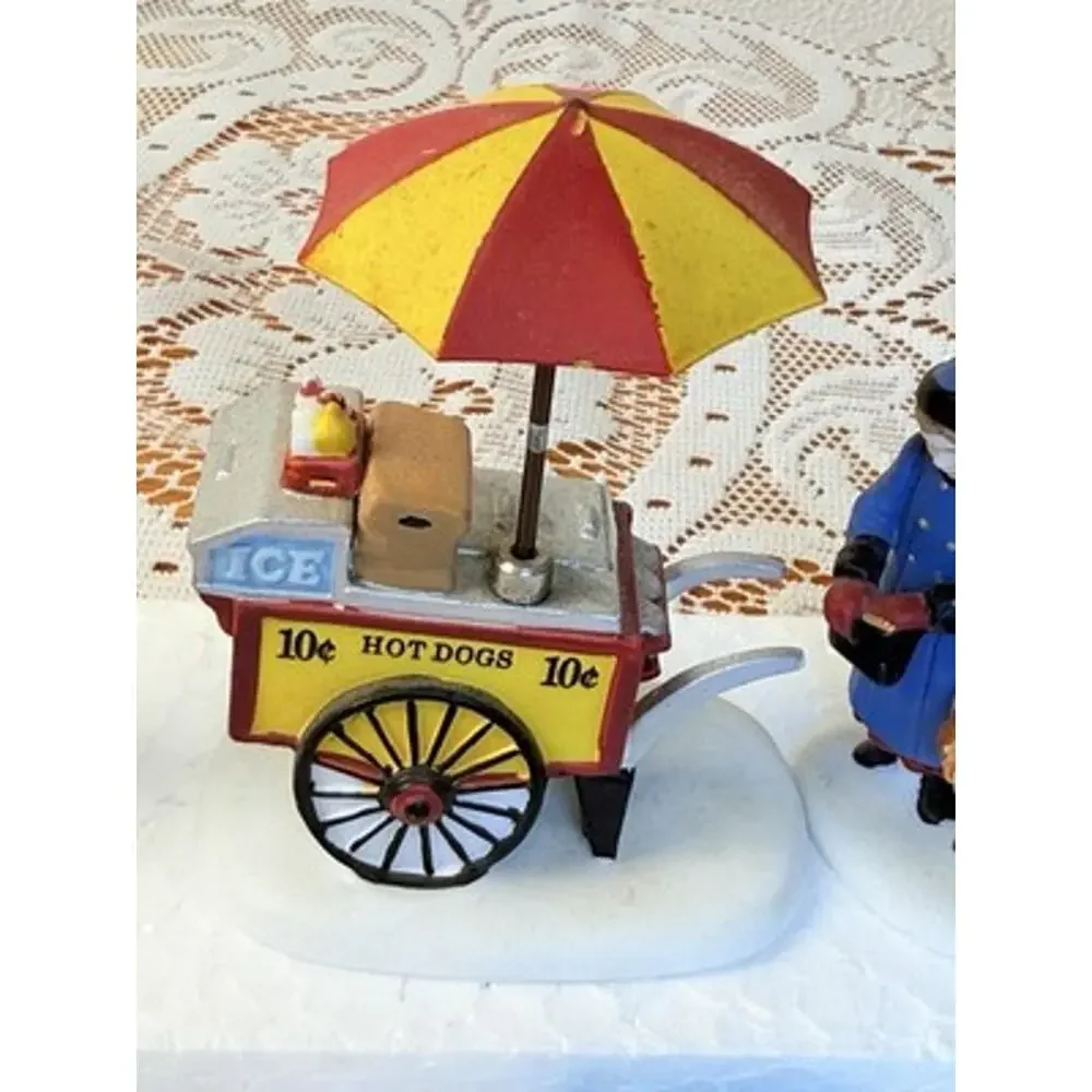 Department 56 Hot Dog Vendor Collectible